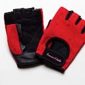 Femme Fitale Red Fitness Workout Gloves NEW